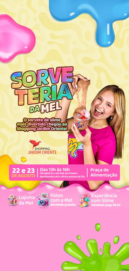 Sorveteria da Mel no Shopping Jardim Oriente